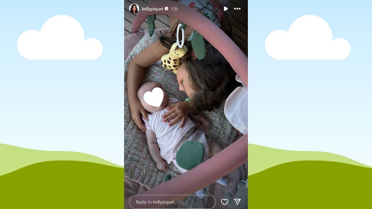 Snapshot of Kelly Piquet's Story...Credits-Instagram